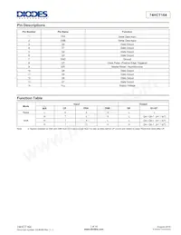 74HCT164D14 Datasheet Page 2