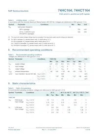 74HCT164N Datasheet Pagina 5