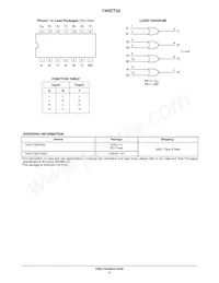 74HCT32DTR2G Datasheet Page 2
