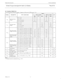 74LV373N Datasheet Pagina 5