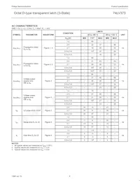 74LV373N Datasheet Page 6