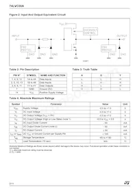 74LVC00AMTR數據表 頁面 2