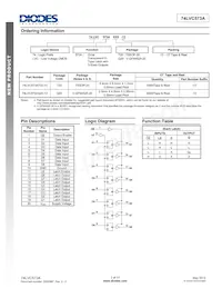 74LVC573AT20-13 Datenblatt Seite 2