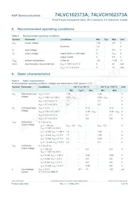 74LVCH162373ADGG:5 Datenblatt Seite 7