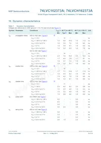 74LVCH162373ADGG:5 Datasheet Page 9