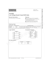 74LVQ02SCX數據表 封面