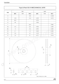 74LVQ04TTR數據表 頁面 8