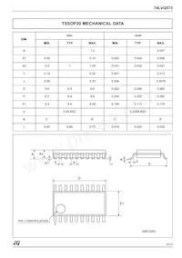 74LVQ573TTR Datasheet Pagina 9