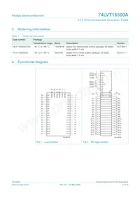 74LVT16500ADL Datasheet Pagina 3