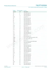 74LVT16500ADL Datasheet Pagina 6