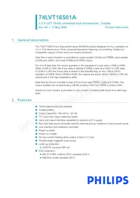 74LVT16501ADL Datasheet Pagina 2