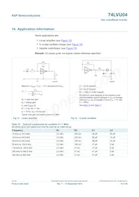 74LVU04PW Datasheet Page 10