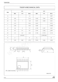 74VHC20TTR數據表 頁面 6