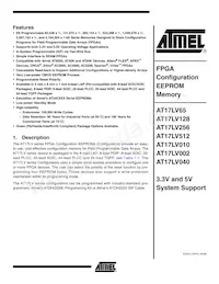 AT17LV040-10BJI Datasheet Cover