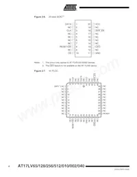 AT17LV040-10BJI Datenblatt Seite 4