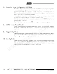 AT17LV040-10BJI Datasheet Pagina 10