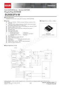 BU9883FV-WE2數據表 封面