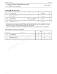 CBTD16213DL Datasheet Pagina 4