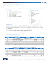 CTS100ELT23TG數據表 封面