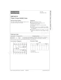 DM74AS10MX Datenblatt Cover