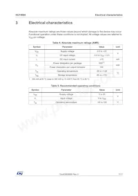 HCF4094M013TR Datasheet Page 7