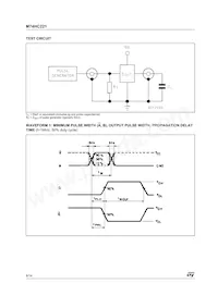 M74HC221RM13TR Datasheet Page 8