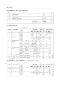 M74HC42TTR Datasheet Pagina 4