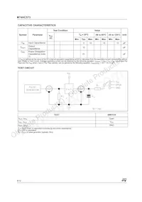 M74HC573TTR Datasheet Pagina 6