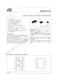 M74HCT132TTR Datenblatt Cover