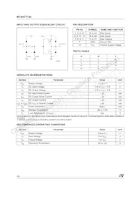 M74HCT132TTR Datenblatt Seite 2