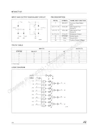 M74HCT157RM13TR Datenblatt Seite 2