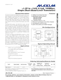 MAX13013EXT+TG51 Datenblatt Cover