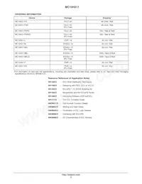 MC10H211PG Datasheet Pagina 3
