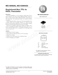 MC10H606FNR2G Datasheet Copertura