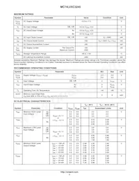 MC74LVXC3245DWR2 Datasheet Pagina 3