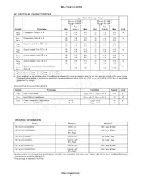 MC74LVXC3245DWR2 Datasheet Pagina 5