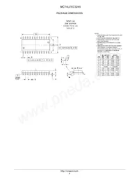 MC74LVXC3245DWR2 Datasheet Pagina 8