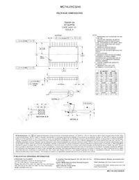 MC74LVXC3245DWR2 Datasheet Pagina 9