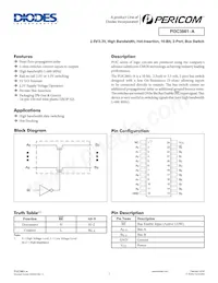 PI3C3861-AQEX Datenblatt Cover