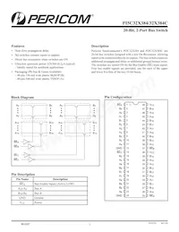 PI5C32X384BEX Datenblatt Cover