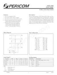 PI5C3384LEX-2017 Datasheet Cover