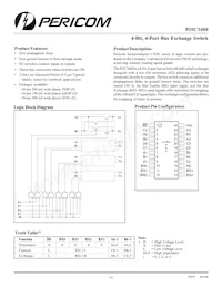 PI5C3400S Datasheet Cover