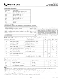 PI5C3400S Datasheet Page 2