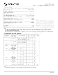 PI74ALVCH162601A Datasheet Page 3