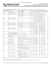 PI74LVCC4245ALE Datasheet Pagina 4