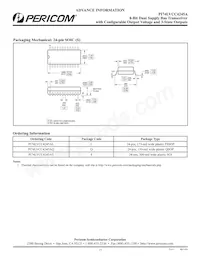 PI74LVCC4245ALE Datenblatt Seite 11