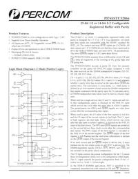 PI74SSTU32866NBE Datasheet Cover