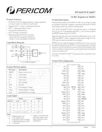 PI74SSTVF16857AEX數據表 封面