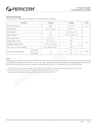 PI74SSTVF16857AEX Datasheet Page 2