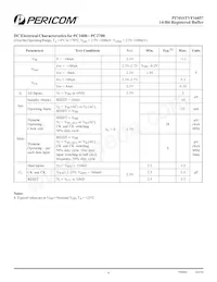 PI74SSTVF16857AEX Datasheet Pagina 4